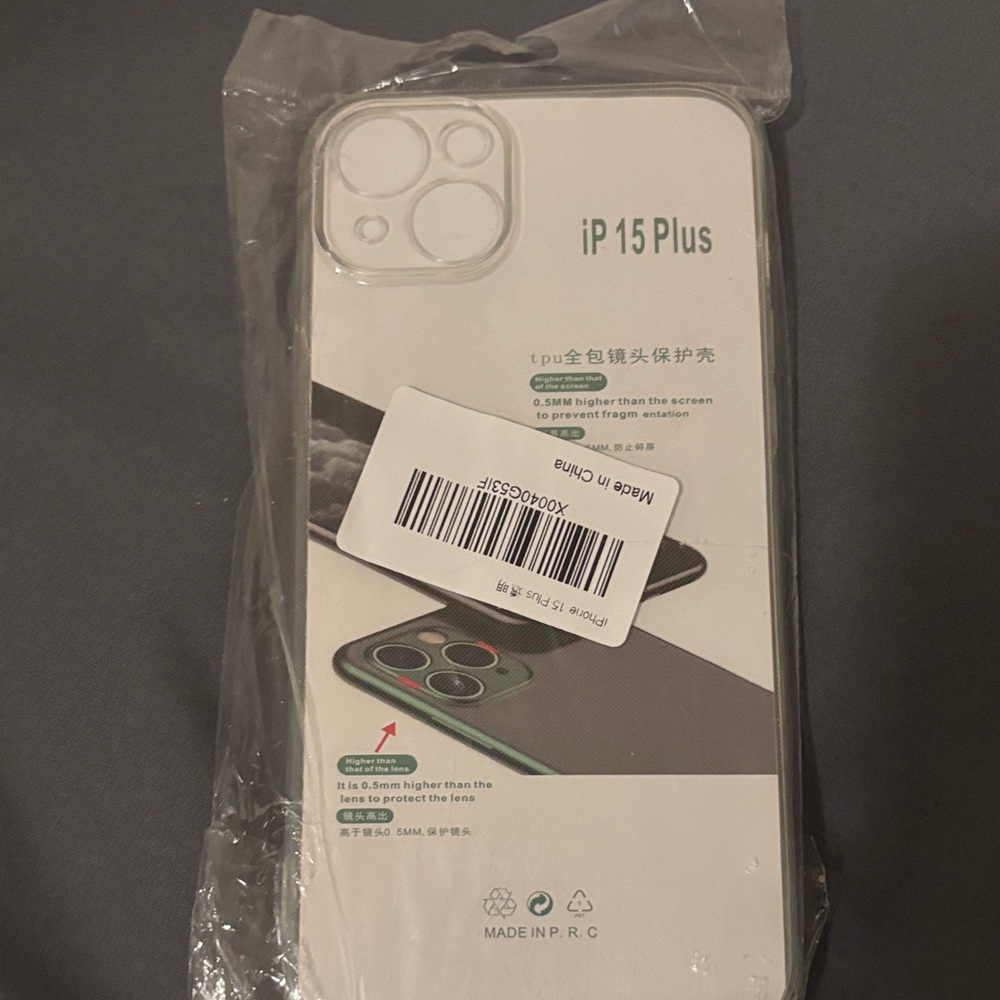 iP 15 Plus Clear Phone Case